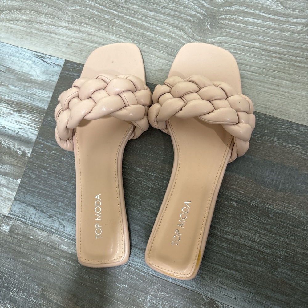 Beige sandals